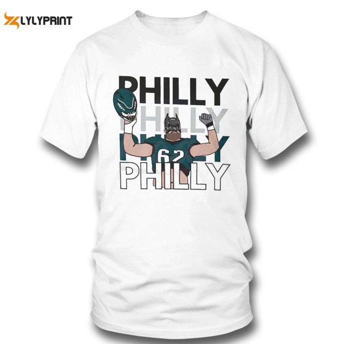 Jason Kelce Fat Ba Philly T-Shirt Ladies Tee Gift For Men Women 1