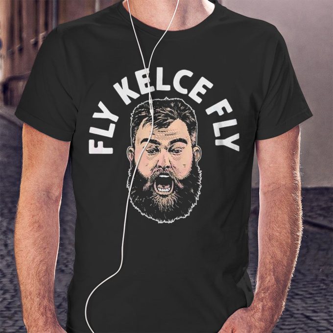 Jason Kelce Fly Eagles Fly T-Shirt Longsleeve Gift For Men Women 2