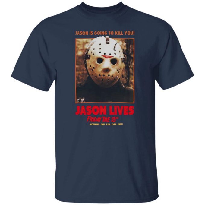 Jason Lives Friday The 13Th Movie T-Shirt Gift For Men Women 3