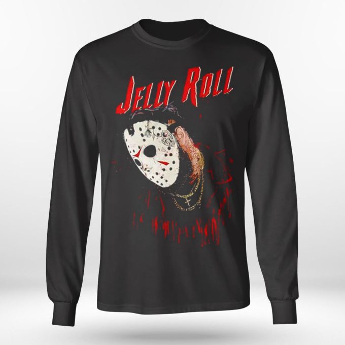 Jason Voorhees Jelly Roll Halloween Shirt Long Sleeve, Ladies Tee Gift For Men Women 4