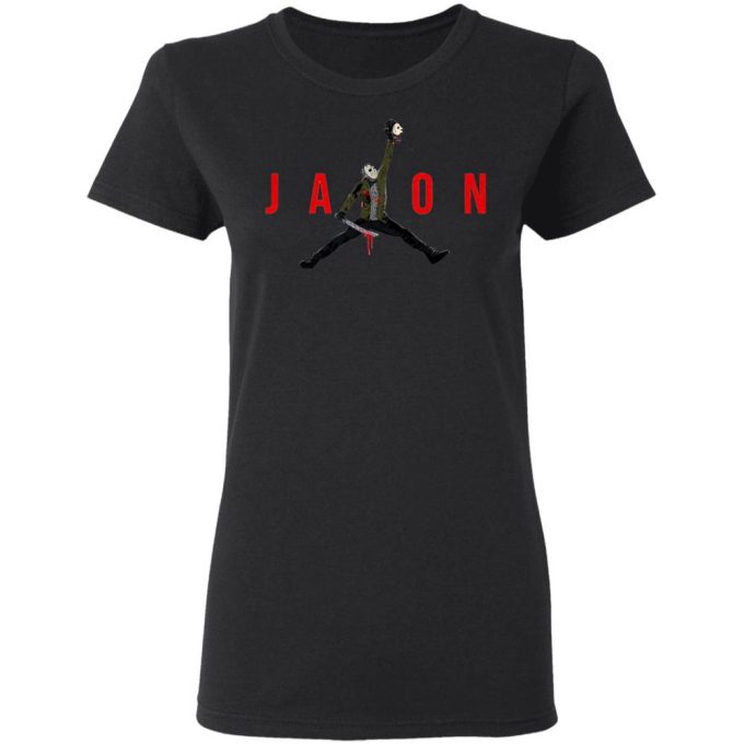 Jason Voorhees Killed Michael Myers Halloween Jordan Air T-Shirt Gift For Men Women 6