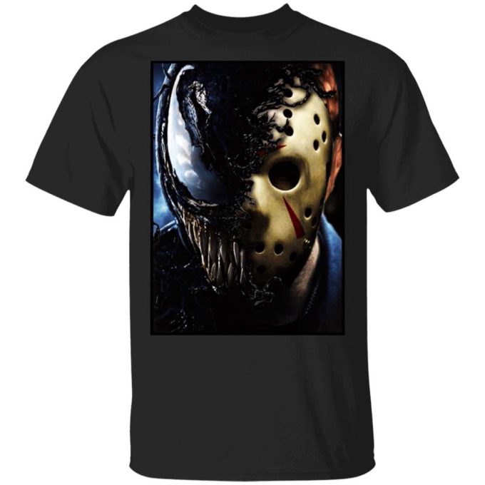 Jason Voorhees X Marvel Venom Halloween T-Shirt Gift For Men Women 2