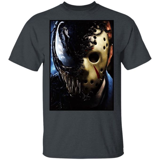 Jason Voorhees X Marvel Venom Halloween T-Shirt Gift For Men Women 3