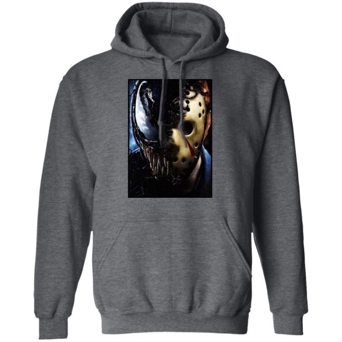 Jason Voorhees X Marvel Venom Halloween T-Shirt Gift For Men Women 4