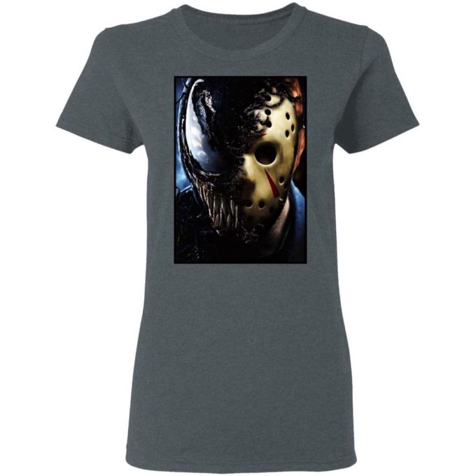 Jason Voorhees X Marvel Venom Halloween T-Shirt Gift For Men Women 7