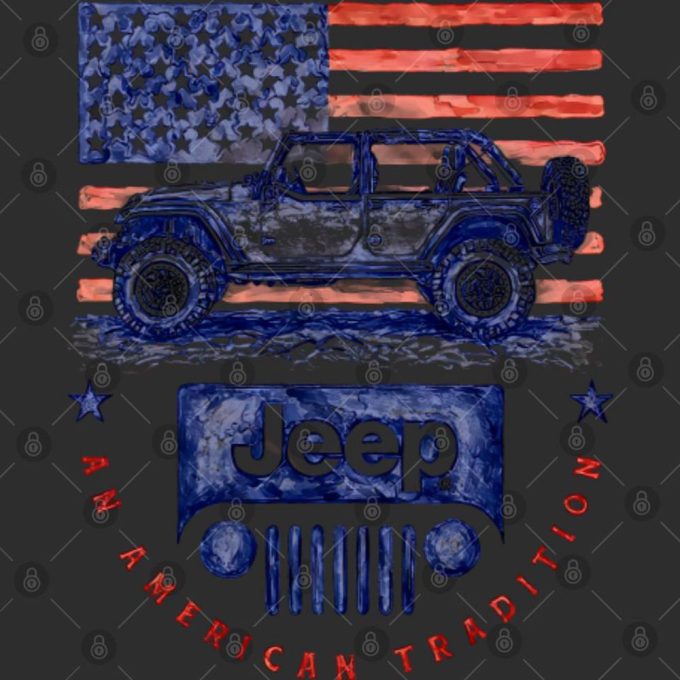 Shop The Classic Jeep American Tradition T-Shirt - Embrace The Iconic Style! 4