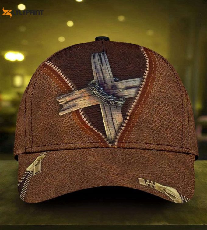 Jesus 3D Printed Classic Cap: Stylish Baseball Hat For Men 1