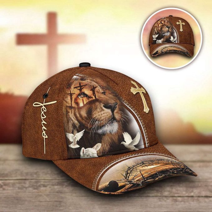 Jesus 3D Printed Classic Cap: Stylish Baseball Hat For Men 2