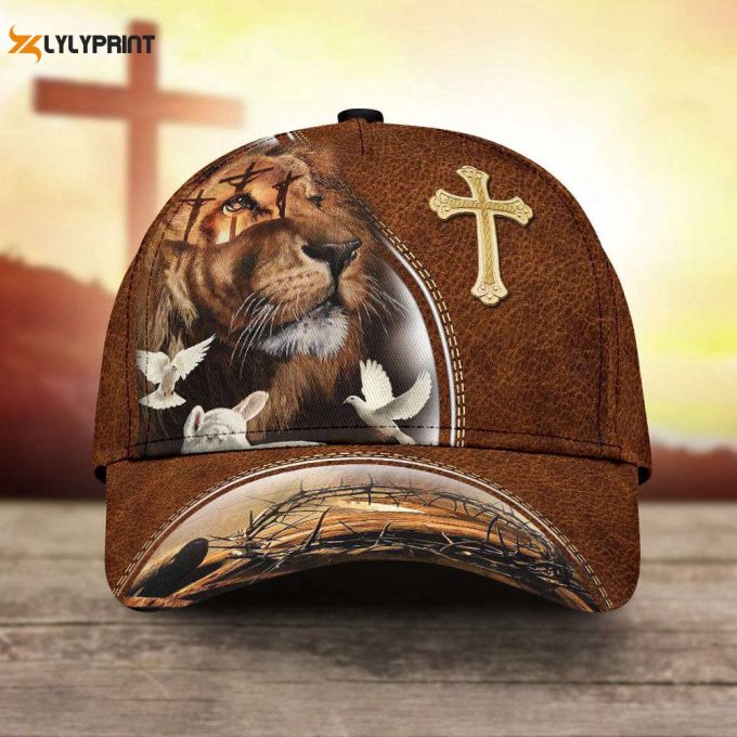 Jesus 3D Printed Classic Cap: Stylish Baseball Hat For Men 1