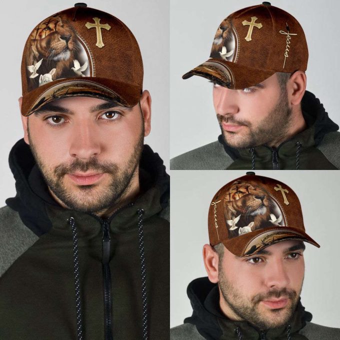 Jesus 3D Printed Classic Cap: Stylish Baseball Hat For Men 6