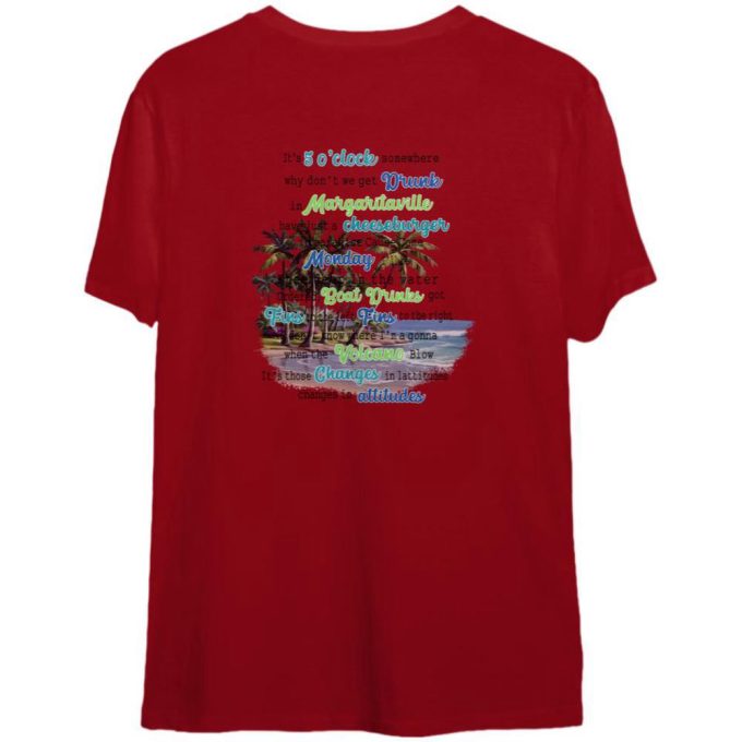 Parrothead Island Tshirt: Jimmy Buffett Shirt With Lyrics – Get Your Tropical Vibe On! 2