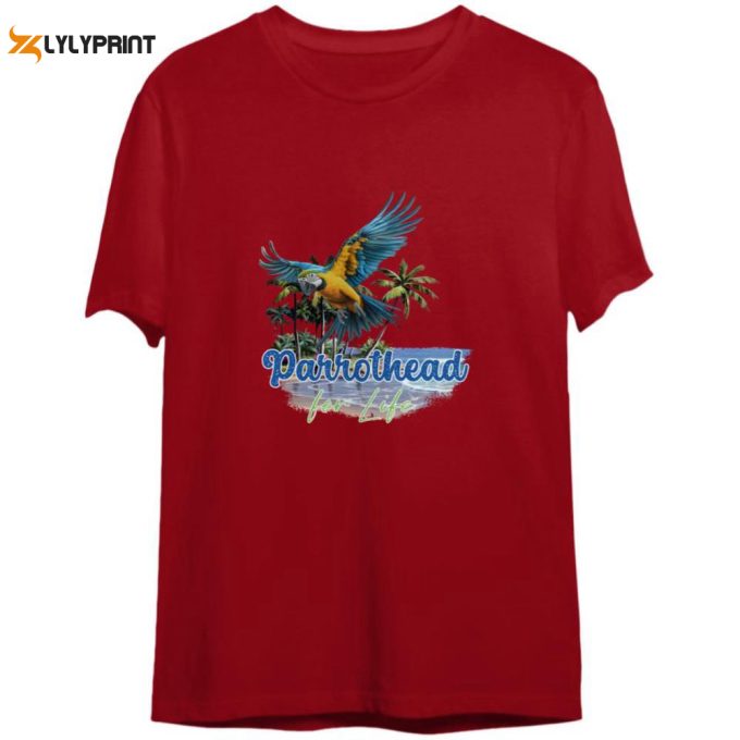 Parrothead Island Tshirt: Jimmy Buffett Shirt With Lyrics – Get Your Tropical Vibe On! 1