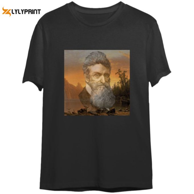 John Brown Memorial (Poem On Back Of Shirts) - John Brown - T-Shirt 1