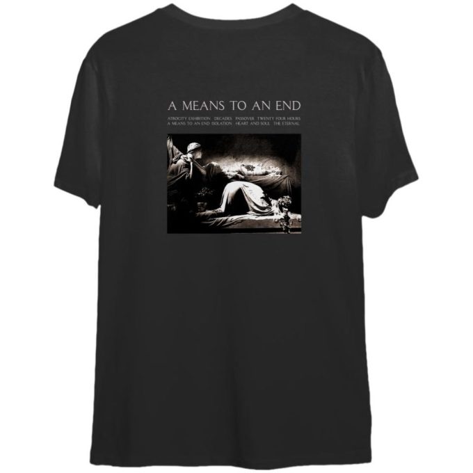 Joy Division Unisex T-Shirt: A Means To An End - Back Print Unique And Stylish 2