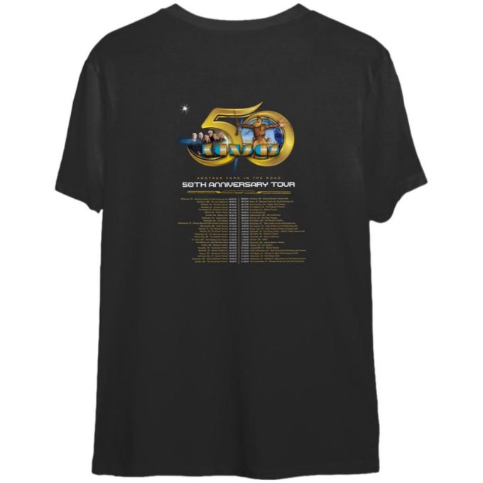 Kansas Band Tour 2023: Another Folk In The Road 50Th Anniversary T-Shirt 2