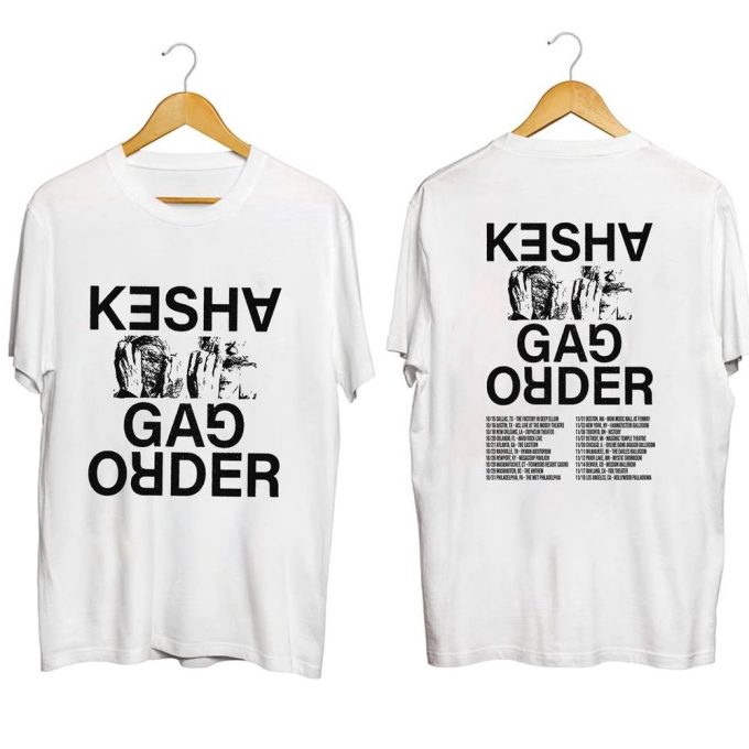 Kesha Gag Order 2023 Tour Shirt - Exclusive Concert Merchandise 5