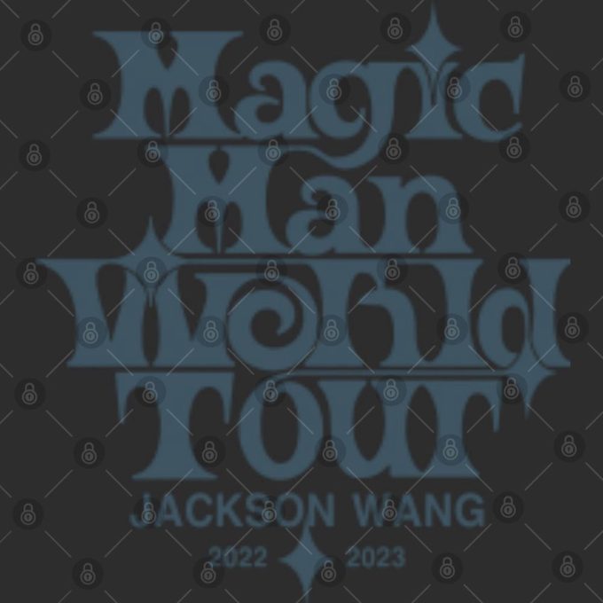 Kpop Jackson Wang T-Shirt Magic Man World Tour Tshirt 3