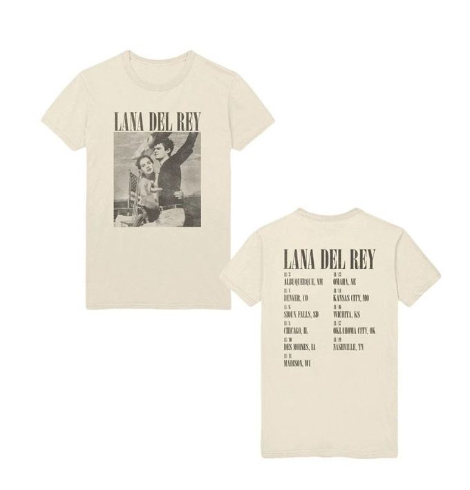 Lana Del Rey Norman Rockwell Tour T-Shirt, Lana Del Rey Uo Exclusive Album 4