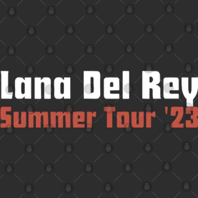 Lana Del Rey Summer 2023 Tour T-Shirt Official Tour Merchandise 3