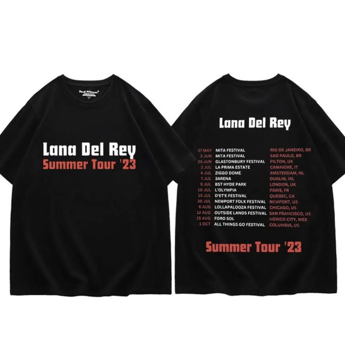 Lana Del Rey Summer 2023 Tour T-Shirt Official Tour Merchandise 5