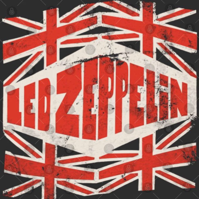 Led Zpelin Union Jack T-Shirt: Rock Your Style With This Iconic Led Zeppelin Tee 4