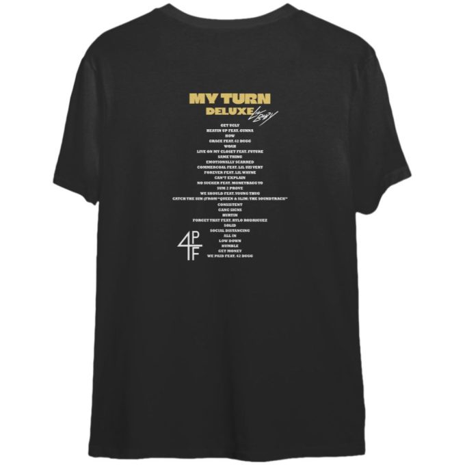 Lil Baby My Turn Album Cover Tee, My Turn Album Tracklist Shirt 2