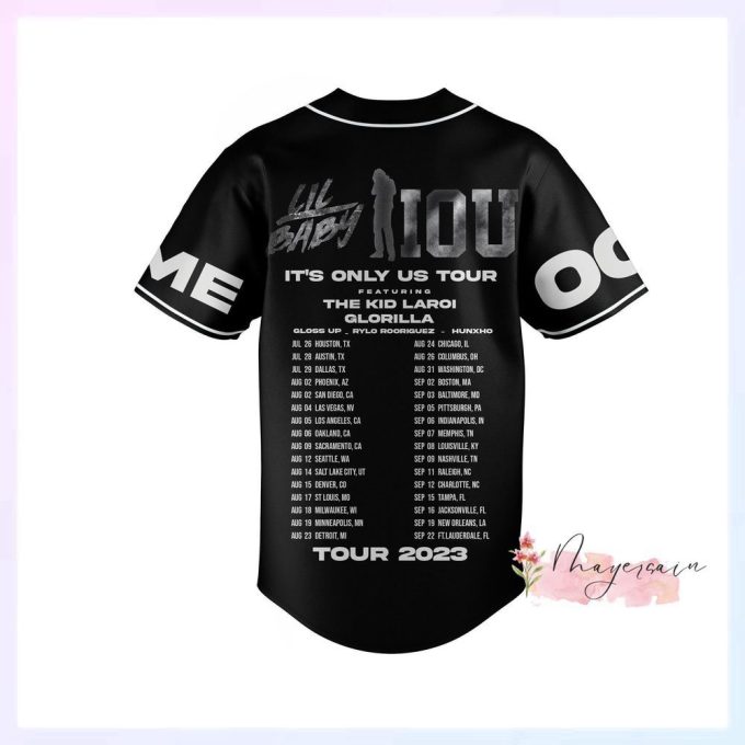 Lil Baby Rap Baseball Jersey, Its Only Us Tour 2023 Vintage 90S Shirt 2