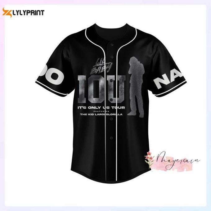 Lil Baby Rap Baseball Jersey, Its Only Us Tour 2023 Vintage 90S Shirt 1