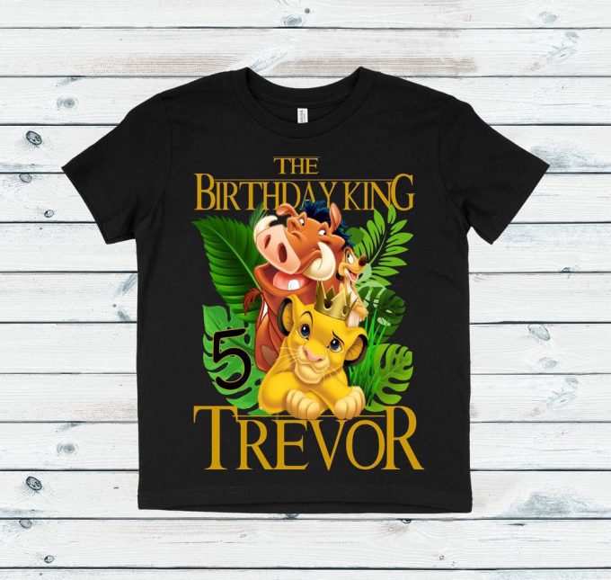 Lion King Birthday Shirt With Matching Family Shirts Birthday Boy Shirt Gift For Men And Women 3