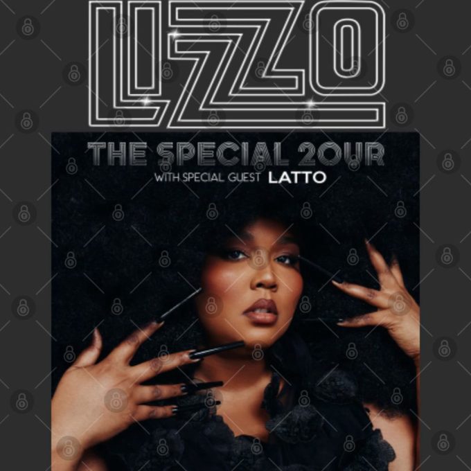 Lizzo Shirt, Lizzo Special Tour 2024 2 Sided Shirt, Gift For Men And Women 3