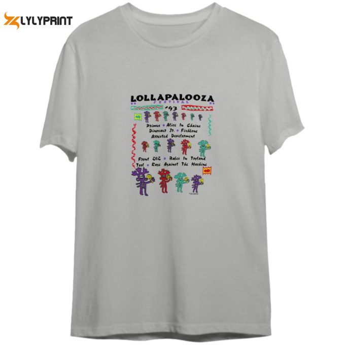 Lollapalooza Tour 1994 T-Shirt, Lollapalooza Music Festival Shirt 1