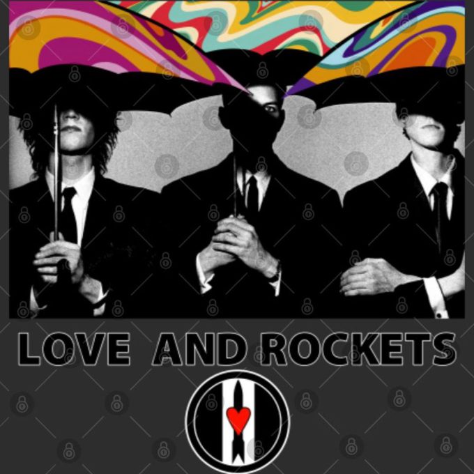 Love And Rockets North American Tour 2023 Tshirt - Official Merchandise 3