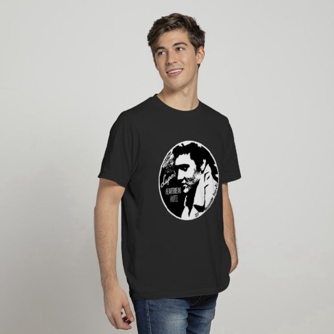 Lupo'S Heartbreak Hotel Elvis Presley Destressed T-Shirt For Men And Women 2