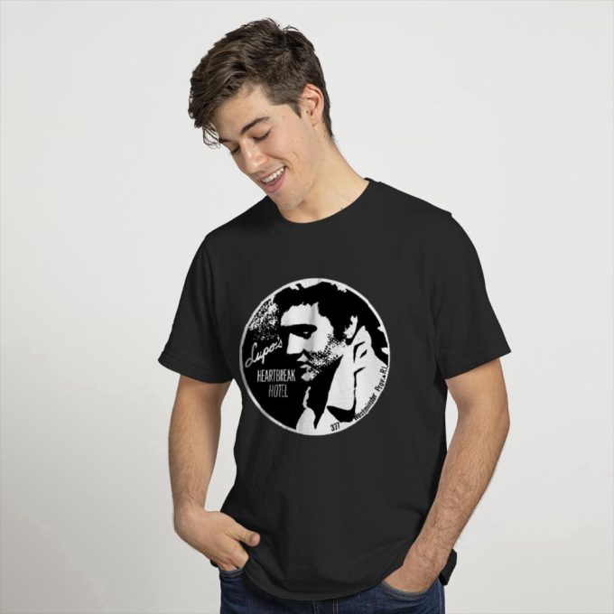 Lupo'S Heartbreak Hotel Elvis Presley Destressed T-Shirt For Men And Women 3