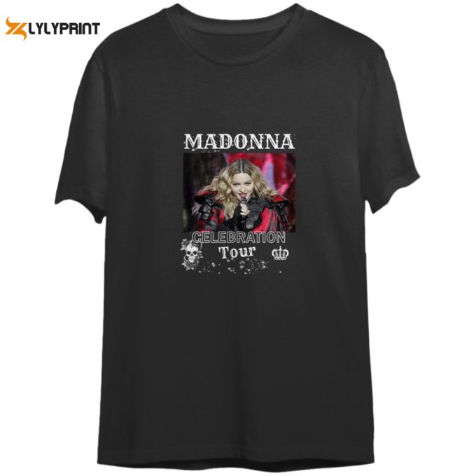 Madonna Concert Shirt, Madonna The Celebration 2023 Tour Shirt 1