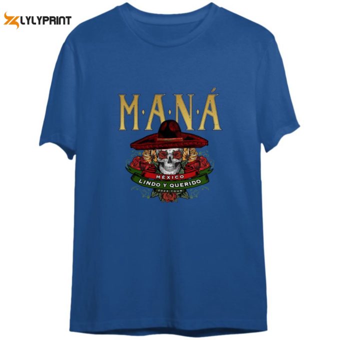 Mana Shirts: Official Mana Tour 2023 Band Tshirt 1