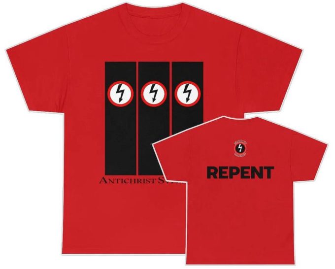 Marilyn Manson 1999 Antichrist Superstar Era Shock Logo Repent Shirt 5