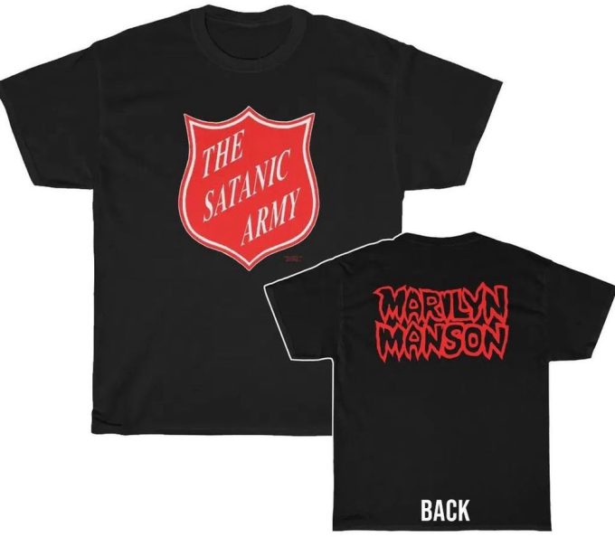 Marilyn Manson The Satanic Army Shirtgift For Men And Women 5