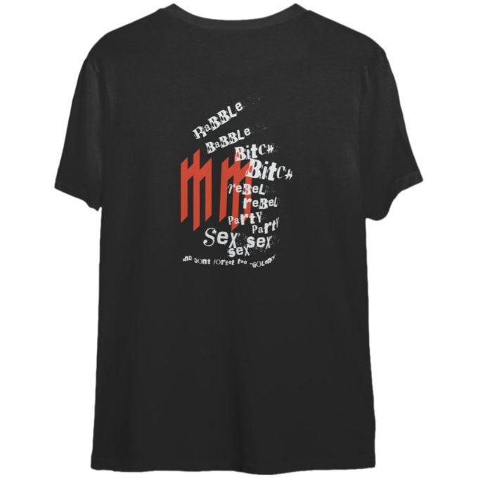 Iconic Marilyn Manson Tshirt: Embrace The Dark Style 2