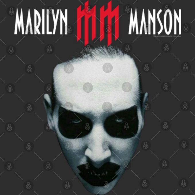 Iconic Marilyn Manson Tshirt: Embrace The Dark Style 3