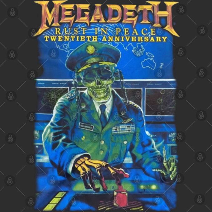 Megadeth Rust In Peace Vintage Shirt Gift For Men And Women 2