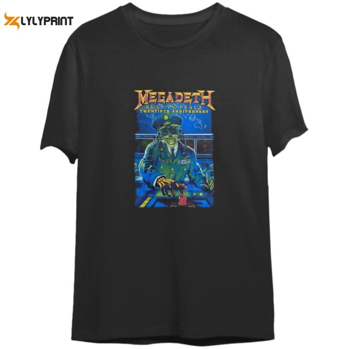 Megadeth Rust In Peace Vintage Shirt Gift For Men And Women 1