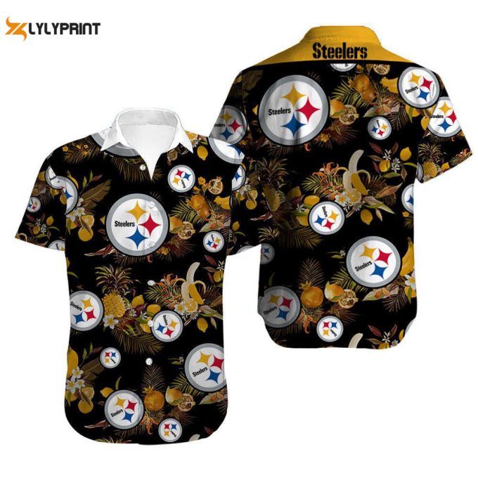 Men’s Pittsburgh Steelers Hawaiian Shirt Tropical Sport Gift For Men Women 1
