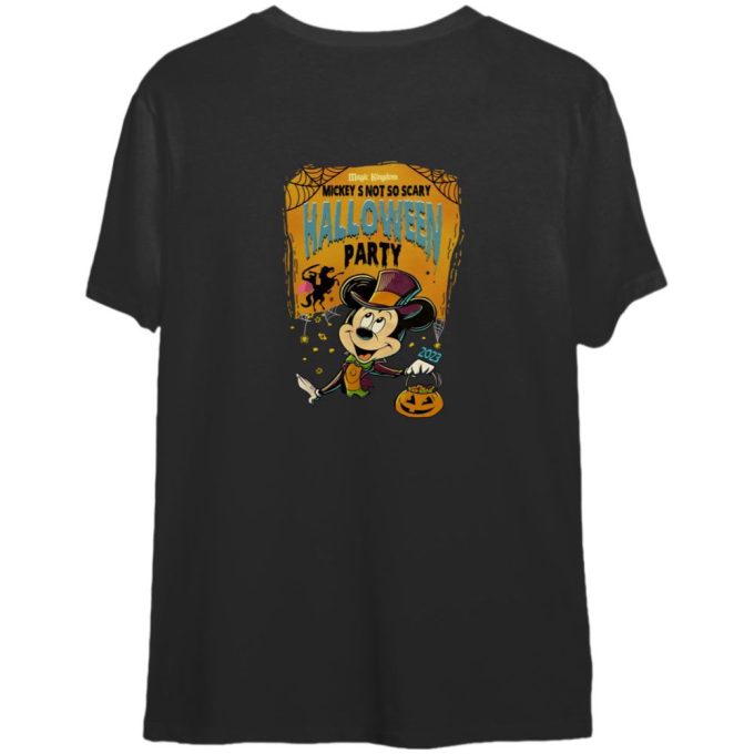 Mickeys Not So Scary 2024 Shirt, Halloween Party In Disney World 2024 Shirtgift For Men And Women 3