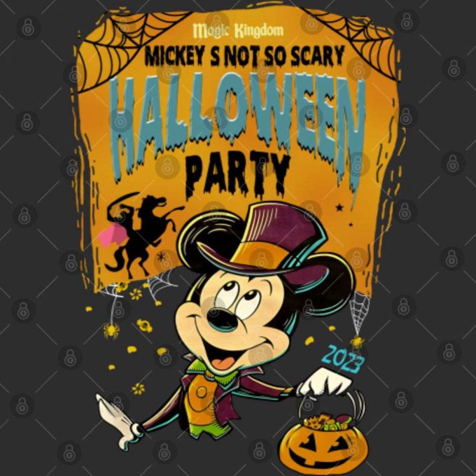 Mickeys Not So Scary 2024 Shirt, Halloween Party In Disney World 2024 Shirtgift For Men And Women 4