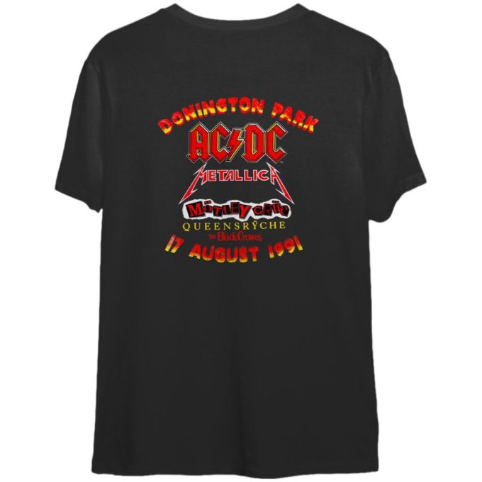 Monsters Of Rock Tour T-Shirt, Donington Park Vintage 1991 2