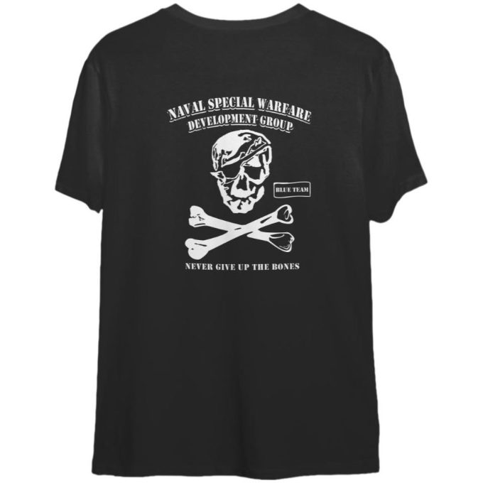 Navy Seal Team Six Nswdg Devgru Blue Team Squadron Double Sided T-Shirt - Tactical Gear 2