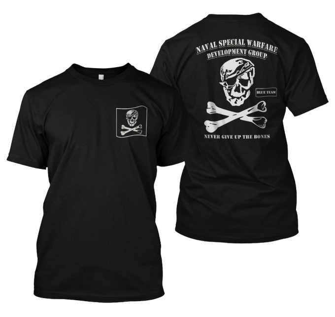 Navy Seal Team Six Nswdg Devgru Blue Team Squadron Double Sided T-Shirt - Tactical Gear 4