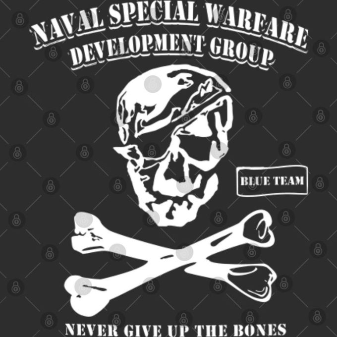 Navy Seal Team Six Nswdg Devgru Blue Team Squadron Double Sided T-Shirt - Tactical Gear 5