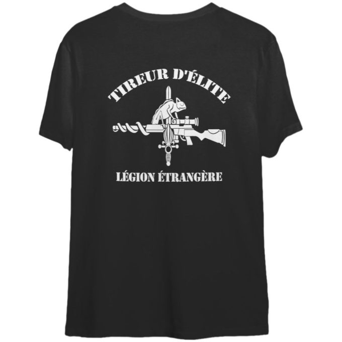 French Foreign Legion Special Forces Sniper Double Sided T-Shirt 2